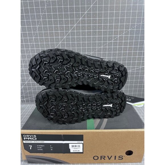 Orvis Pro Wading Boot Michelin Rubber Black/Green Men's Sz. 7 New With Box - Picture 7 of 7